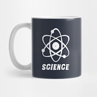 Distressed Atom Science T-Shirt Mug